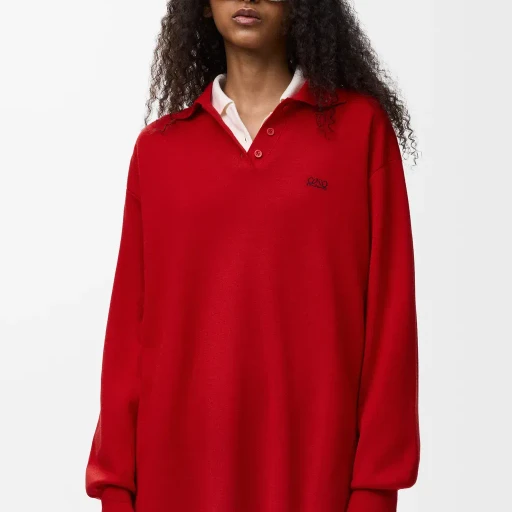 Polo Sweater In Cashmere And Silk Blend