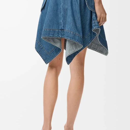 Cargo Skirt In Denim