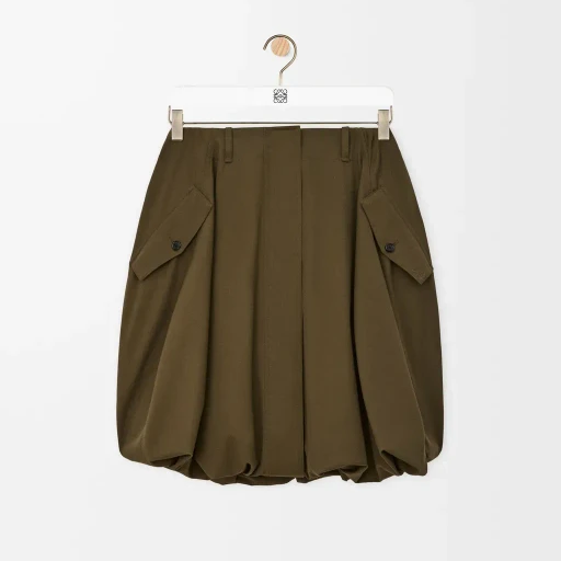 Skirt In Cotton And Silk