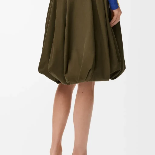 Skirt In Cotton And Silk