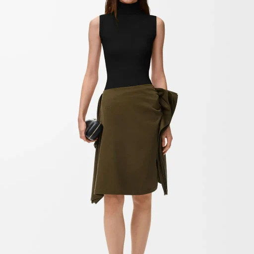 Skirt In Cotton And Silk