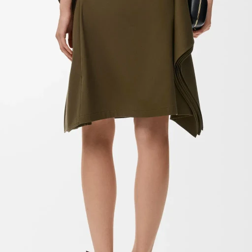 Skirt In Cotton And Silk