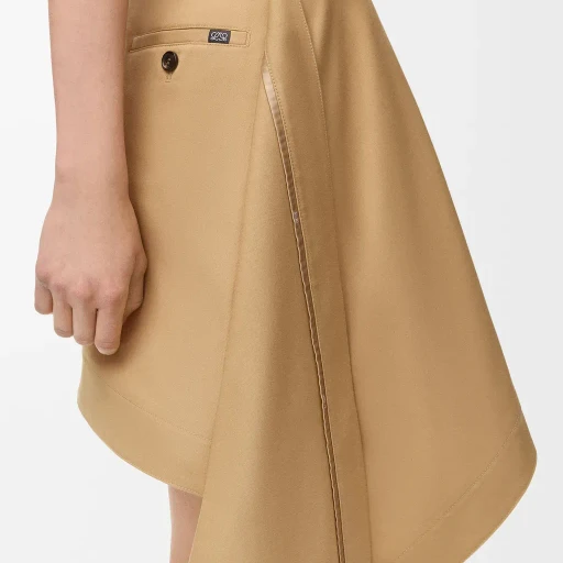 Skirt In Cotton And Silk
