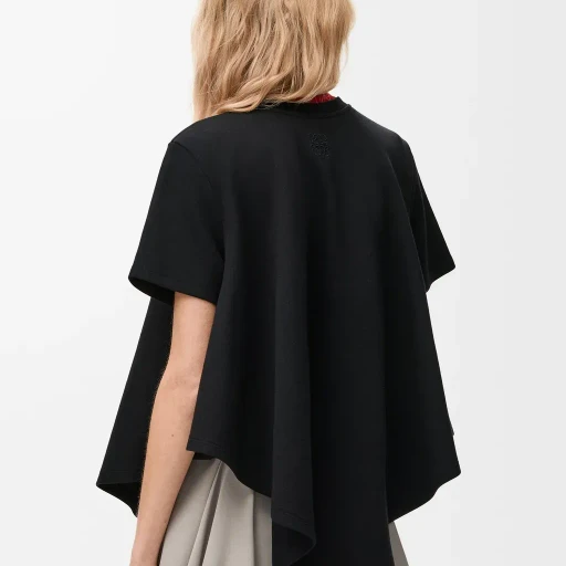 Cape T-Shirt In Cotton Blend