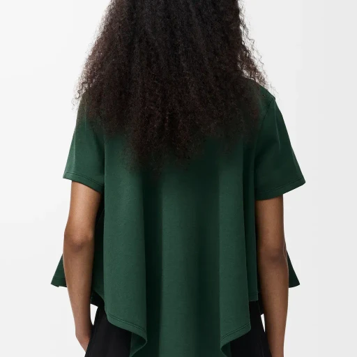 Cape T-Shirt In Cotton Blend