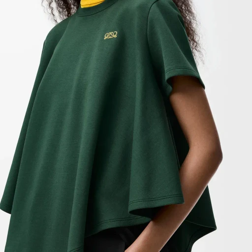 Cape T-Shirt In Cotton Blend