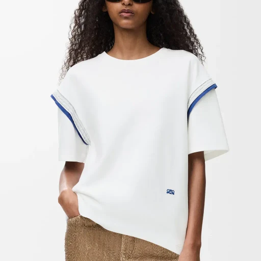 T-Shirt In Cotton Blend