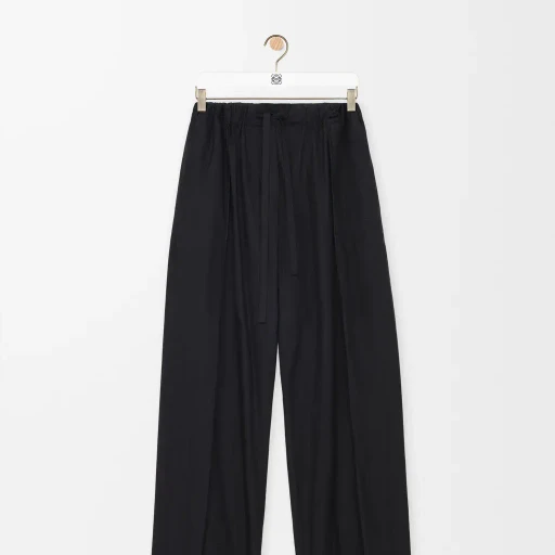 Pyjama Trousers In Silk And Cotton