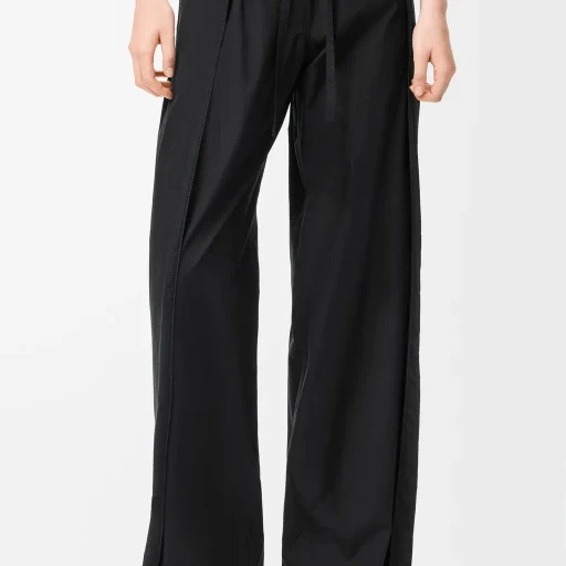 Pyjama Trousers In Silk And Cotton