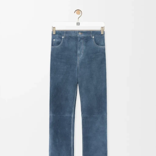 Trousers In Suede Goatskin