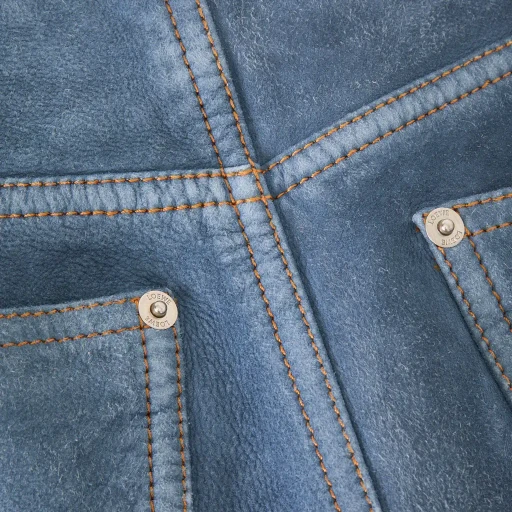 Trousers In Suede Goatskin