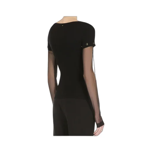 Fitted Jumper In Stretch Viscose