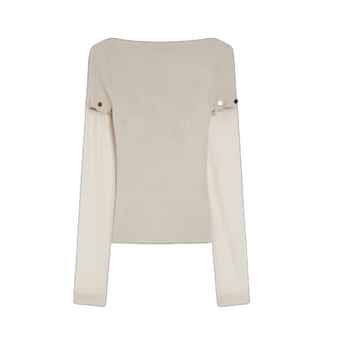 Sportmax Boat Neck Long-Sleeved Jumper