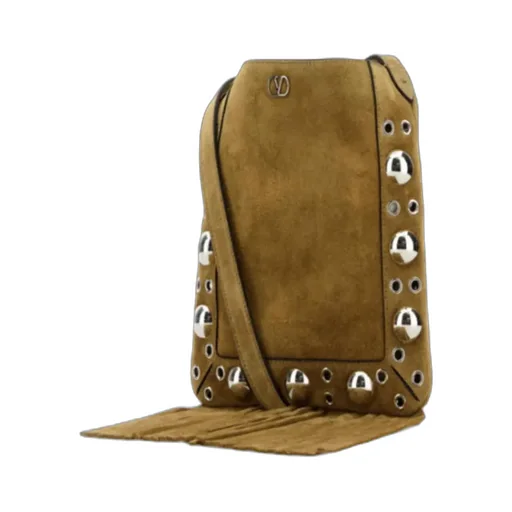 Valentino Nellcte Vlogo Signature Fringed Shoulder Bag