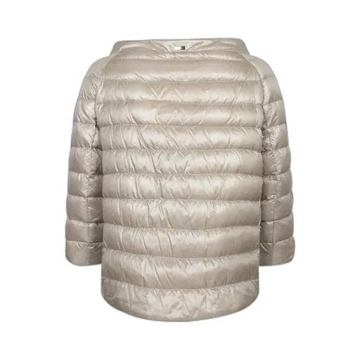 Herno Collarless Quilted Jacket