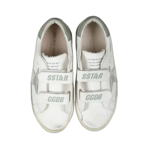 Golden Goose Kids Old School Touch Strap Sneakers