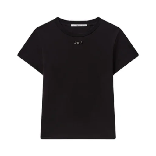 Stella Mccartney Logo-Charm Crewneck T-Shirt