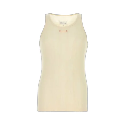 Maison Margiela Ribbed-Knit Sleeveless Top