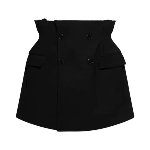 Raw-Cut Mini Skirt