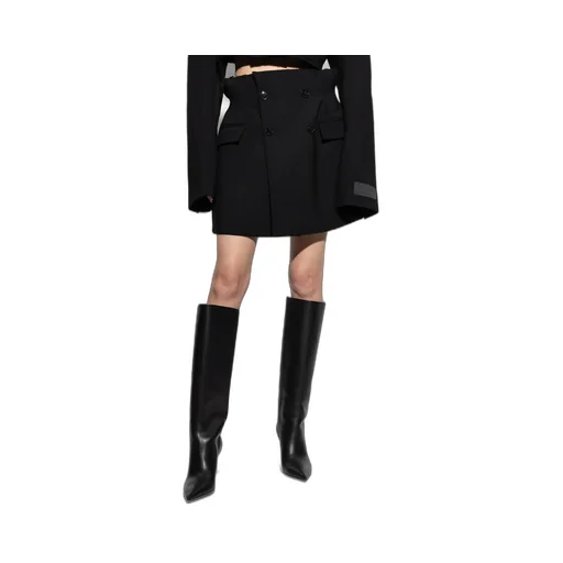 Raw-Cut Mini Skirt