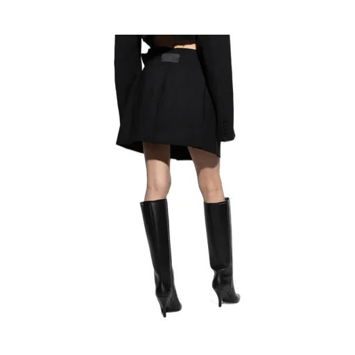 Raw-Cut Mini Skirt