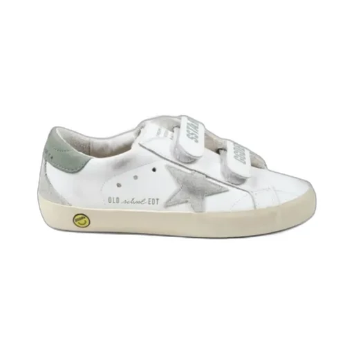 Golden Goose Kids Old School Touch Strap Sneakers
