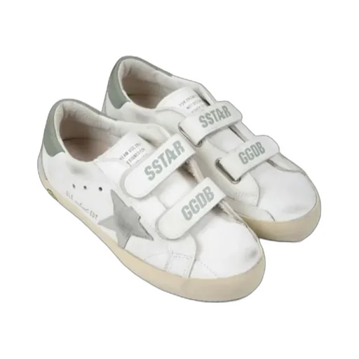 Golden Goose Kids Old School Touch Strap Sneakers