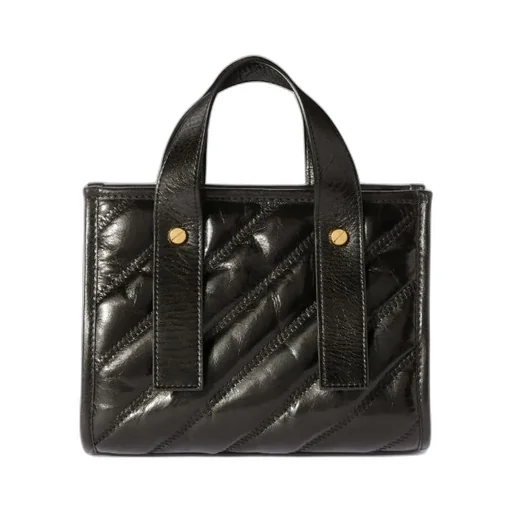 Off-White Quilted Tote Bag