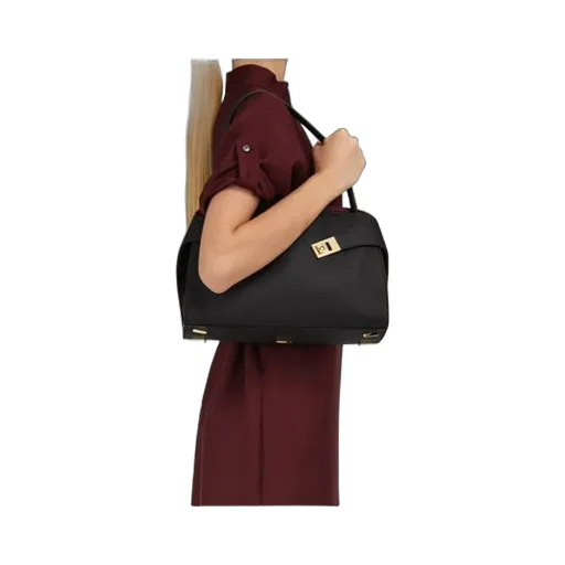 Ferragamo Hug Zipped Small Shoulder Bag