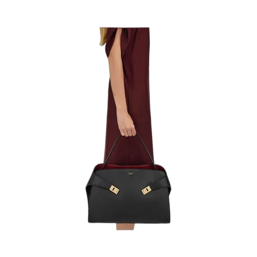 Ferragamo Hug Zipped Small Shoulder Bag