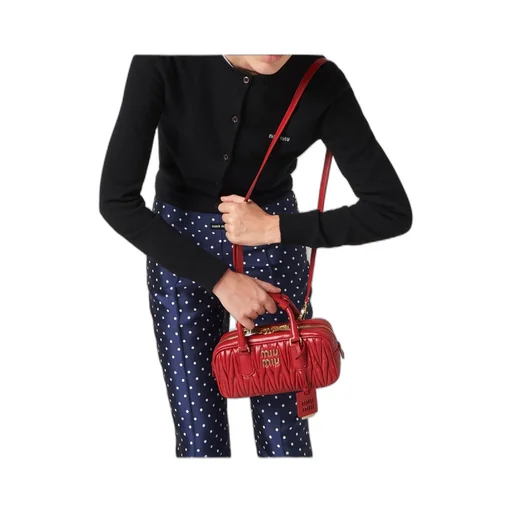 Miu Miu Matelassé Leather Handbag