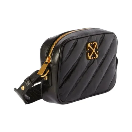 Off-White Quilted Camera Bag