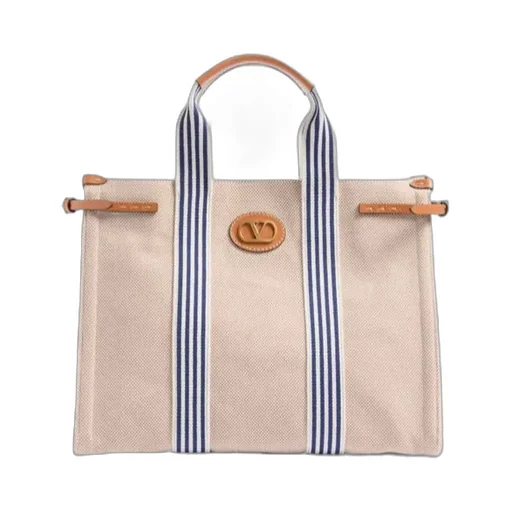 Valentino Antibes Logo Plaque Large Top Handle Bag