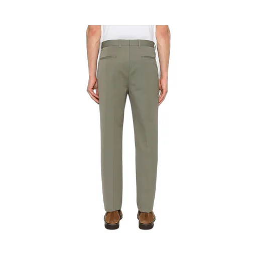 Pleated Tapered Trousers