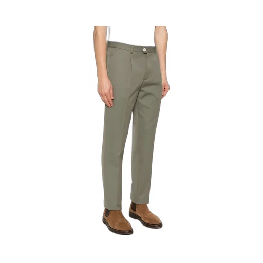 Pleated Tapered Trousers