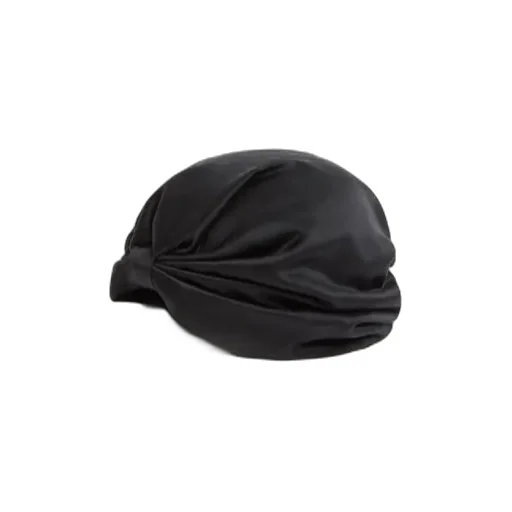 Valentino Logo Plaque Draped Turban