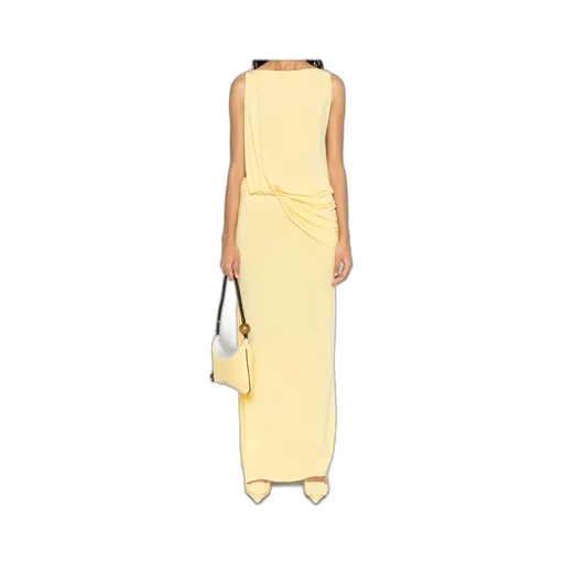 Jacquemus Twist Detailed Long Dress