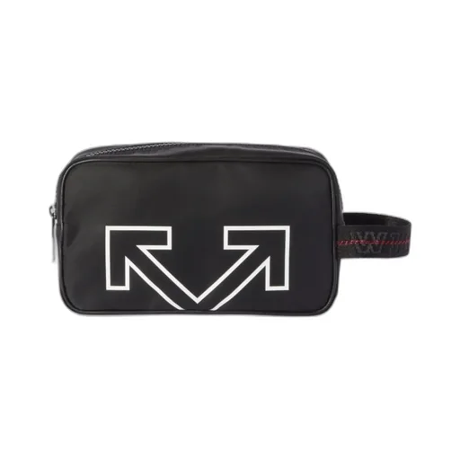 Off-White Heritage Zip-Up Wash Bag