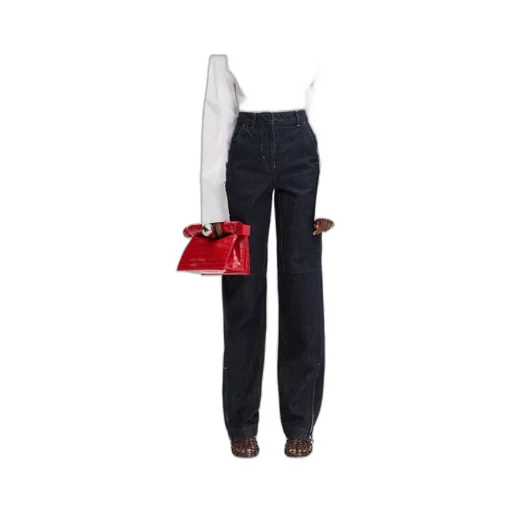 Jacquemus Stitch Detailed Jeans