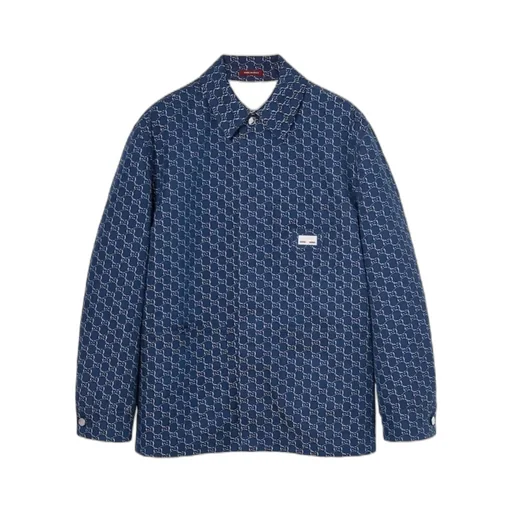 Gucci Monogrammed Long-Sleeve Shirt