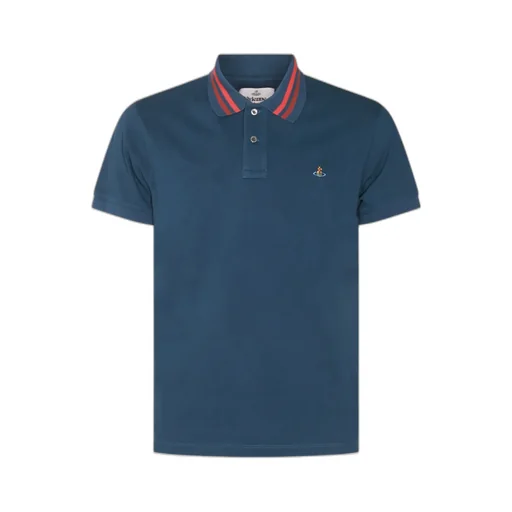 Vivienne Westwood Orb Embroidered Short-Sleeved Polo Shirt