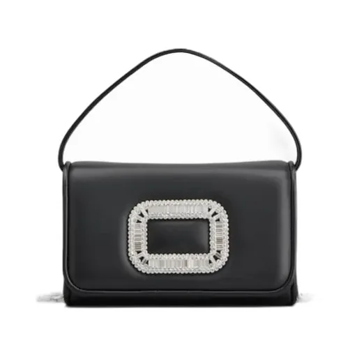 Roger Vivier Embellished Foldover Top Tote Bag