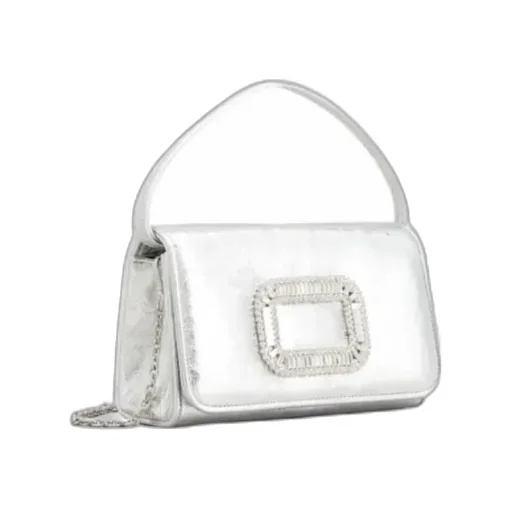 Roger Vivier Pilgrim Embellished Micro Tote Bag