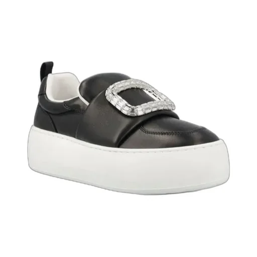Roger Vivier Viv' Up Embellished Buckle Sneakers