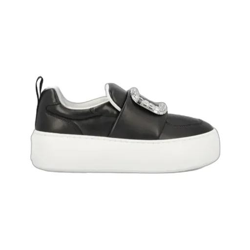 Roger Vivier Viv' Up Embellished Buckle Sneakers