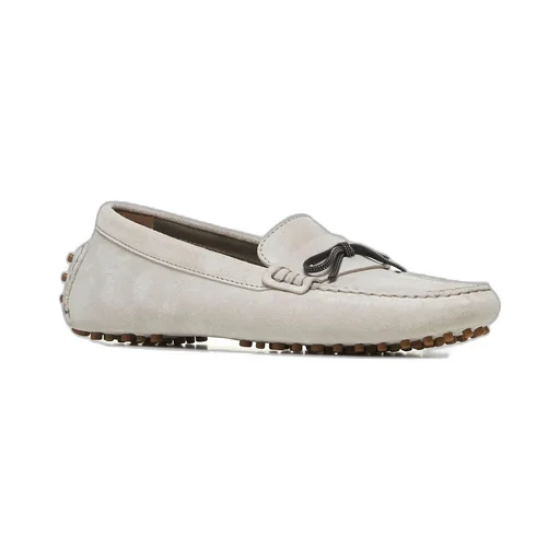 Brunello Cucinelli Almond-Toe Slip-On Loafers