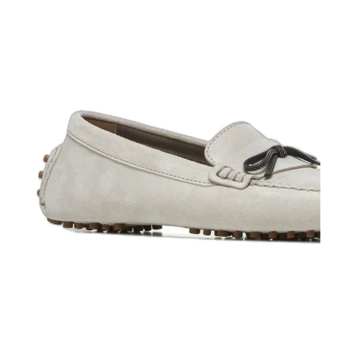 Brunello Cucinelli Almond-Toe Slip-On Loafers