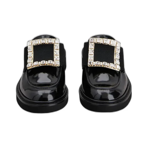 Roger Vivier Viv' Rangers Embellished Slip-On Mules