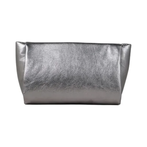 Brunello Cucinelli Lamé Metallic Clutch Bag