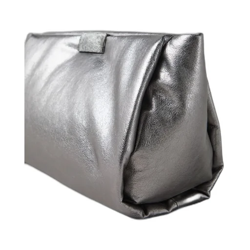 Brunello Cucinelli Lamé Metallic Clutch Bag